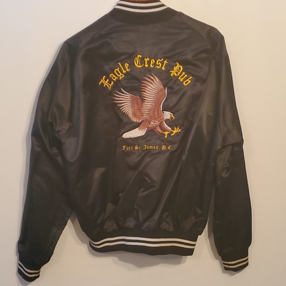 Shiny Nylon Pub Jacket - Picture 4 of 5